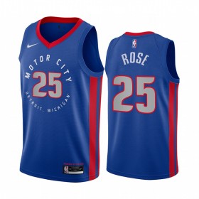 Camiseta Hombre Detroit Pistons Derrick Rose 25 2020-21 City Edition Swingman